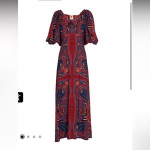 Farm Rio Macaw Arabesque Midi/Maxi Dress
